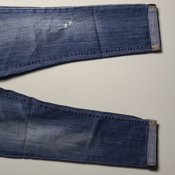 ADRIANO GOLDSCHMIED The Premiere Skinny Straight Medium Wash Crop Size 29R - Picture 4 of 16